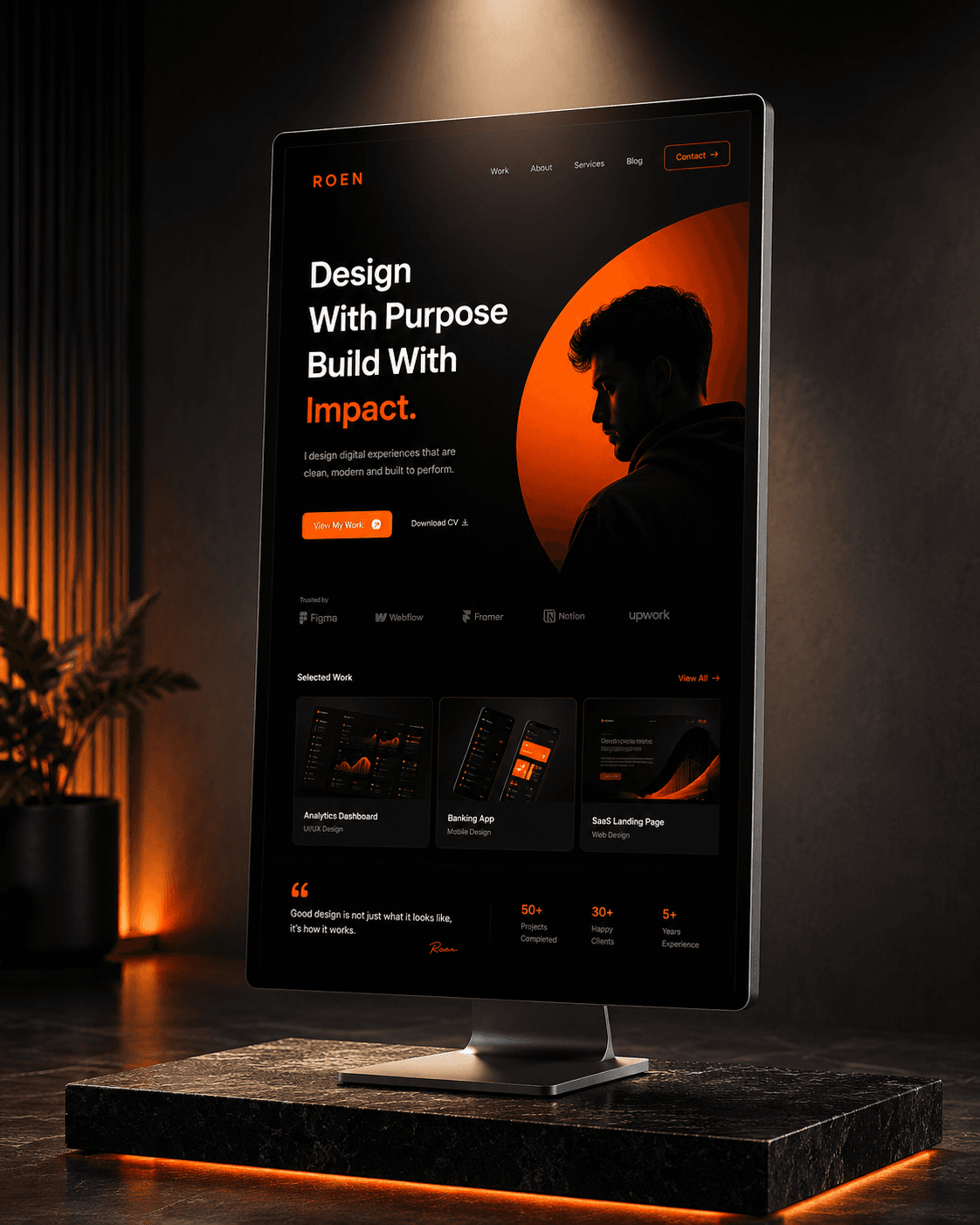 Website UI/UX service preview
